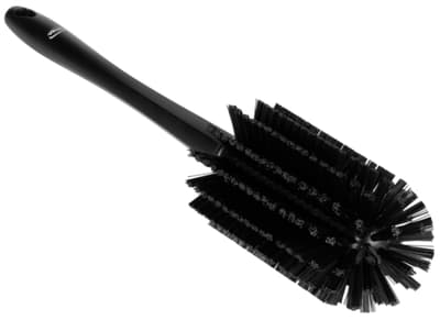 Vikan® Bottle Brush, Color-Coded, 3.1" Dia x 16.9"L, Medium Polyester Bristles, Polypropylene Block, 1 Each