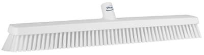 Vikan® Heavy-Duty Push Broom Head, Color-Coded, 3.1"W, 24.4" OAL, 2.4" Trim, 1 Each