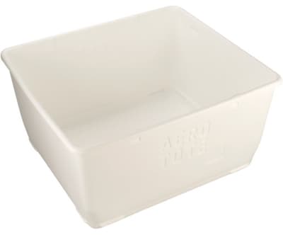 Vikan® Aero Tote Tub, White, Polyethylene, 800-lb Capacity, 40.7"L x 37"W x 20.7"H, 1 Each