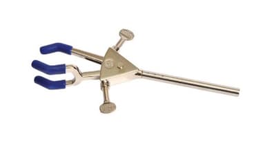 United Scientific™ 3-Prong Extension Clamps with Stainless Steel Rod, Large
