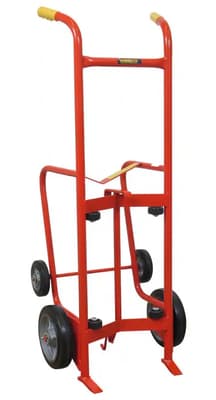 Wesco® Drum Truck, 1000-lb Capacity, Orange, Steel