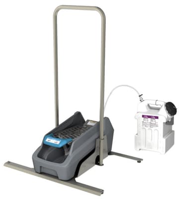 Airless SmartStep™ Footwear Sanitizing System with Stainless Steel Handle