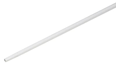 Sparta® Handle, White, 60"L, Plastic, Tapered Standard Thread, 1 Each