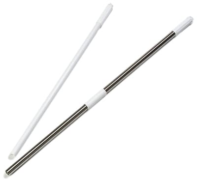 Sparta® Replacement Handle for Sparta® Spatula & Paddle Scrapers, 67"L, Stainless Steel, Plastic Tip, Standard Thread, 1 Each