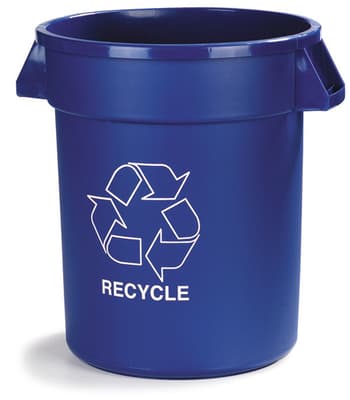Carlisle® Round Bronco™ Recycling Container