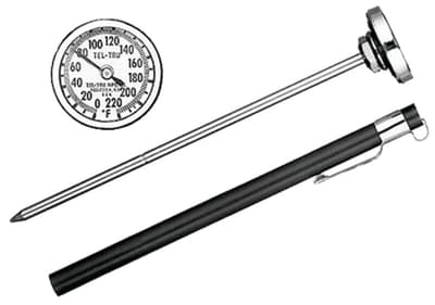 Tel-Tru® High Temp Testing Thermometer