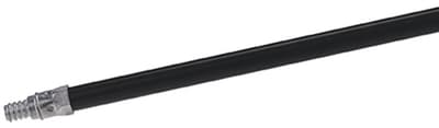 Sparta® Heavy-Duty Coated Handle, Black, 60"L, Metal, Metal Tip, Standard Thread, 1 Each