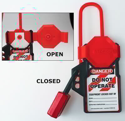 STOPOUT® Tag 'n Hang Lockout Hasp