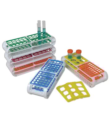 Switch-Grid™ Test Tube Rack Only, 12-1/5"L x 4-3/8"W x 2-5/8"H, 1 Each