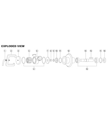 2" Sanitary Milk Tanker Pump Parts - Clampless Screw