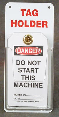 Safety Tag Holder