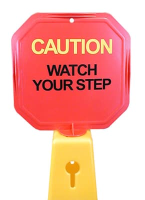 Hurricone™ Caution Sign