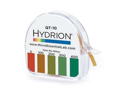 Hydrion™ Test Strips Quat Dispenser, 0 to 400 PPM