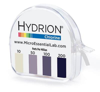 Hydrion™ Test Strips (CM-240) Chlorine Dispenser 10-200ppm