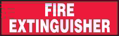 Fire Extinguisher Sign