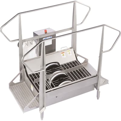 BSX800 Compact Walk Through Boot Scrubber Unit