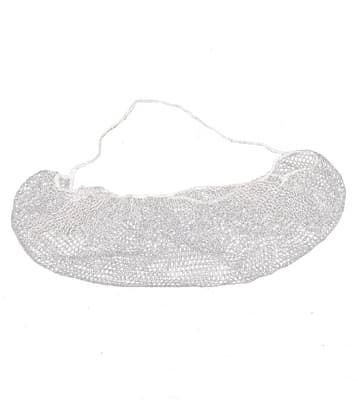 Economy White Heavyweight Mesh Beard Covers