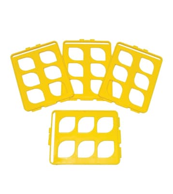 Switch-Grid™ Test Tube Rack Grids, Color-Coded, 4/Pack