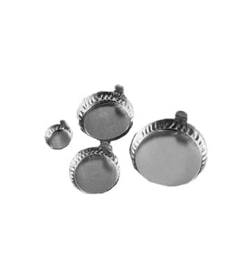 Aluminum Dishes with Crinkle Sides