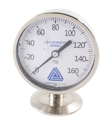 Anderson-Negele® 0-160 PSIG Pressure Gauge