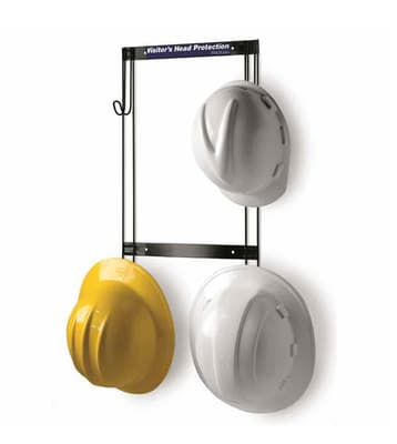 Hard Hat and Coat Rack