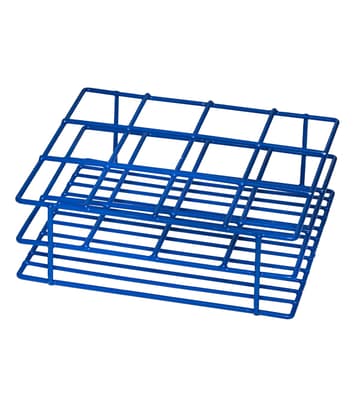 12 Compartment Blue Sample Bag Rack