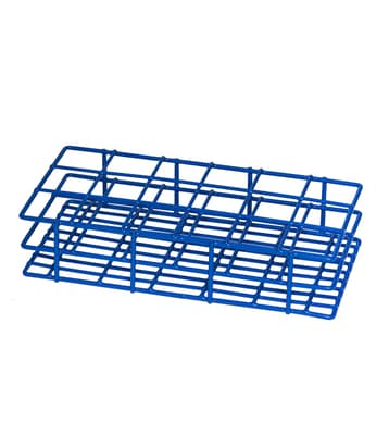 18 Compartment Blue Sample Bag Rack
