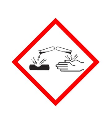 GHS Pictogram Label: Corrosion
