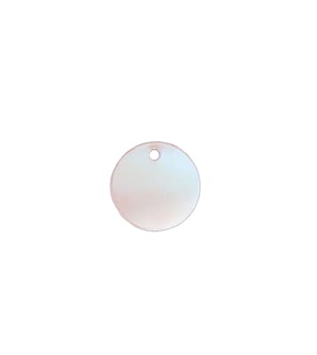 Blank Circle Stainless Steel Identification Tag