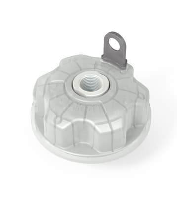 FOAMit Locking Drum Cap With Suction Fitting, Color-Coded, 1 Each