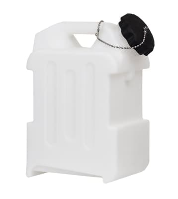 Chemical Jug with Tethered Black Non-Locking Cap, Color-Coded, Polyethylene, 1 Each