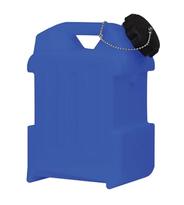 Chemical Jug with Tethered Black Non-Locking Cap, Color-Coded, Polyethylene, 1 Each