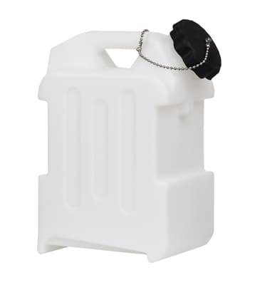 Chemical Jug with Tethered Black Non-Locking Cap, Color-Coded, Polyethylene, 1 Each