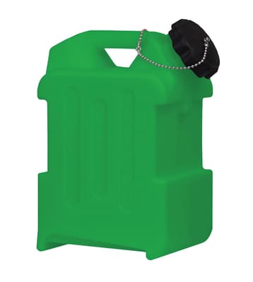 Chemical Jug with Tethered Black Non-Locking Cap, Color-Coded, Polyethylene, 1 Each