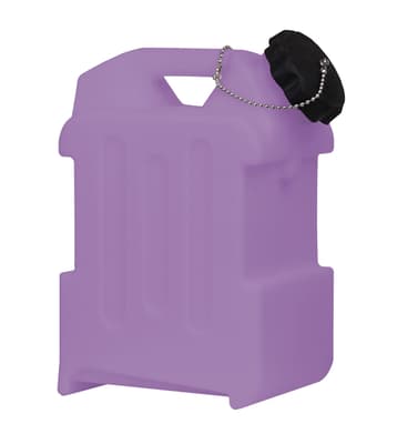Chemical Jug with Tethered Black Non-Locking Cap, Color-Coded, Polyethylene, 1 Each