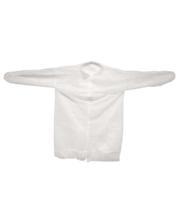 Disposable Lab Coat with Elastic Cuffs, Snap Closure, Color-Coded, Polypropylene, 30/Case