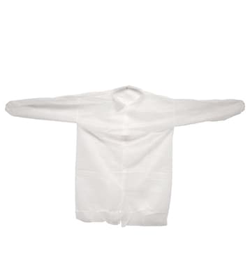 Disposable Lab Coat with Elastic Cuffs, Snap Closure, Color-Coded, Polypropylene, 30/Case