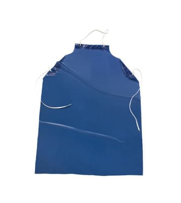 Vinyl Apron with Raw Edge