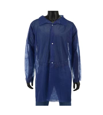 Disposable Lab Coat with Straight Cuffs