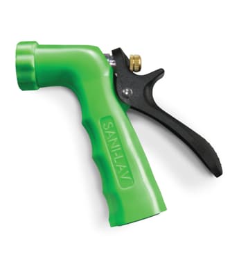 Industrial Spray Nozzles, Insulated, Color-Coded, 3/4" Female GHT Inlet, 1 Each