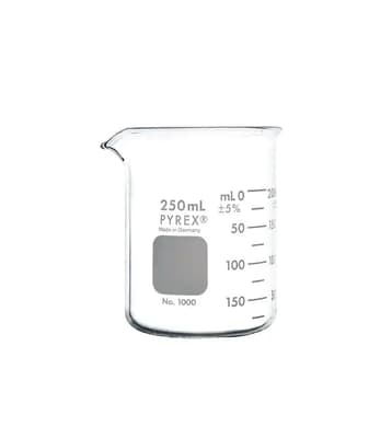 Pyrex 1000 Griffin Beakers, Double Scale