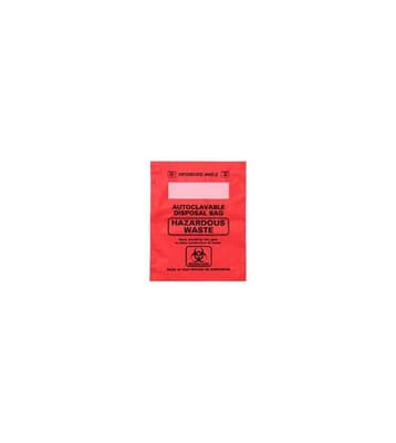 8.5" x 11" Autoclave Biohazard Bags