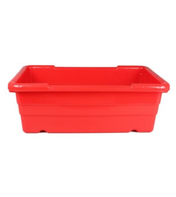 Stack & Nest Lug, Color-Coded, Polyethylene, 1 Each