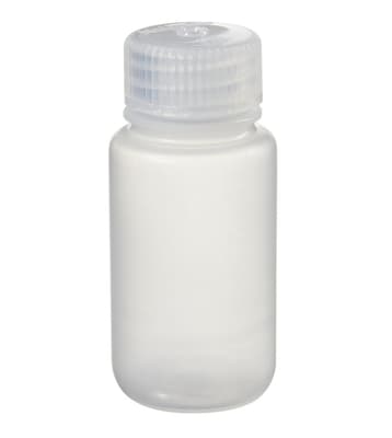 Laboratory Wide-Mouth Round Sample Bottles, Polypropylene, 32-oz (1,000 mL)