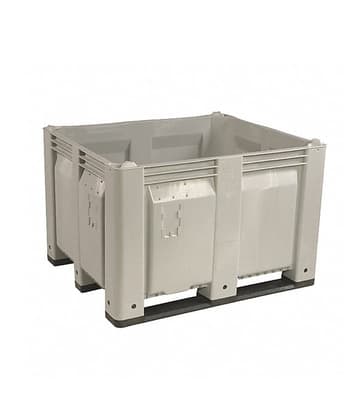 MACX® Solid Bulk Bin, Color-Coded, 40"L x 48"W x 31"H, HDPE, 1 Each
