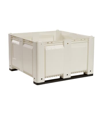MACX® 48 Solid Bulk Bin, Color-Coded, 48"L x 48"W x 28"H, HDPE, 1 Each