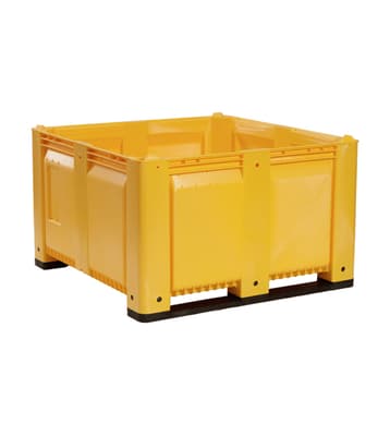 MACX® 48 Solid Bulk Bin, Color-Coded, 48"L x 48"W x 28"H, HDPE, 1 Each
