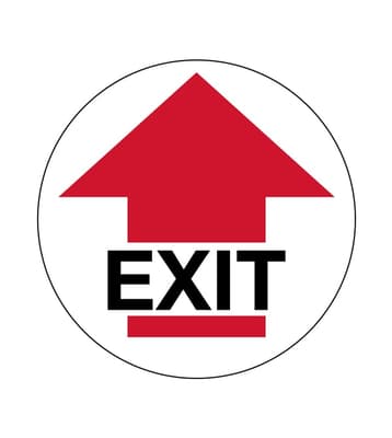 Virtual Sign Projector Lens Only - Exit Arrow