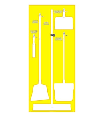 Janitorial Shadow Board