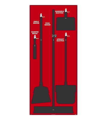 Janitorial Shadow Board